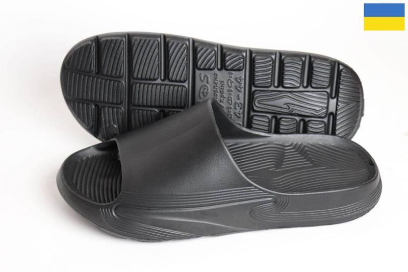 Шлепанцы Rai shoes (41-46) П47 чорний (лето)