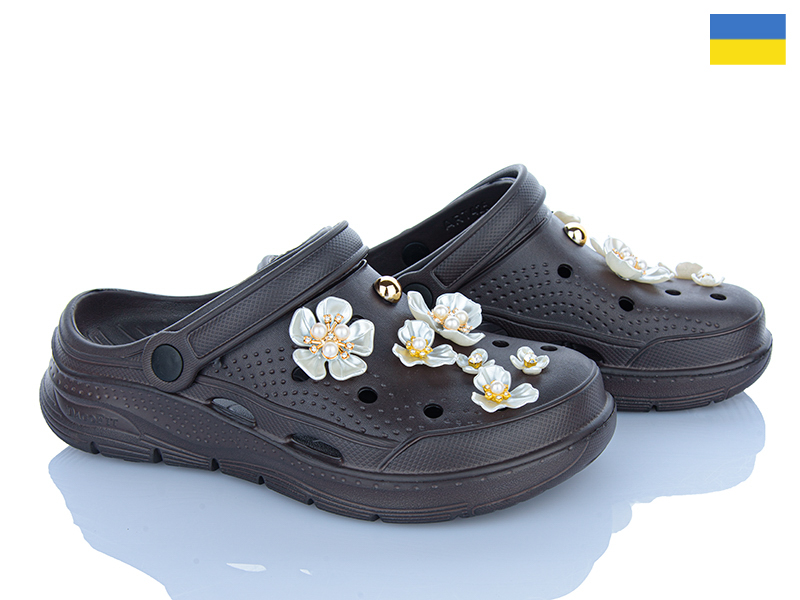 Кроксы Golden Lion (37-41) 413 шоколад (лето)