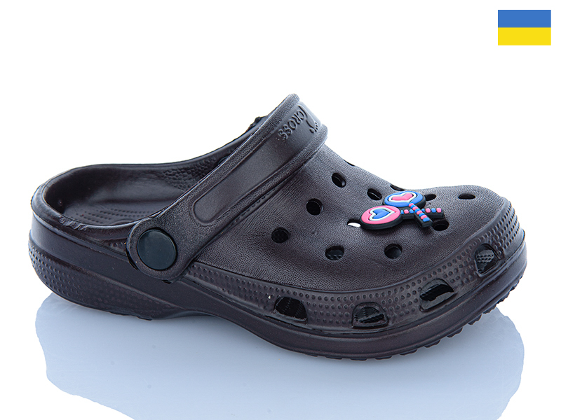 Кроксы Inblu (30-35) 017 шоколад (лето)