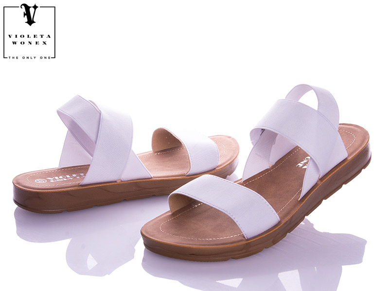 Босоножки Violeta (36-41) 8-302 white (лето)