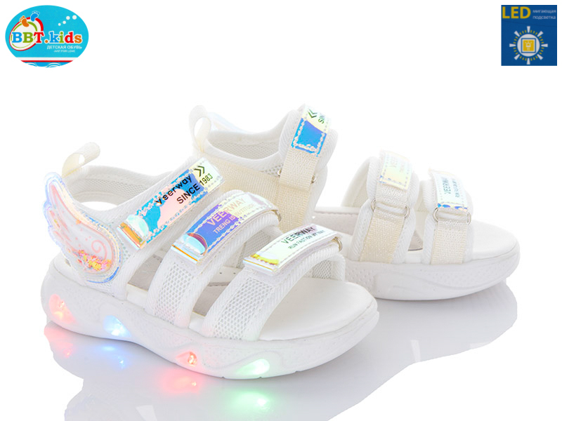 Босоножки BBT (26-31) L6517-2 LED (лето)