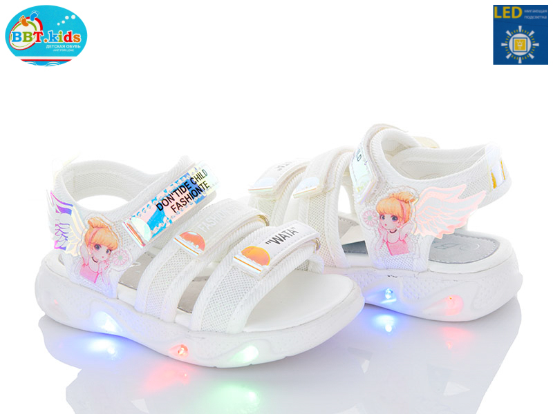 Босоножки BBT (26-31) L6521-2 LED (лето)
