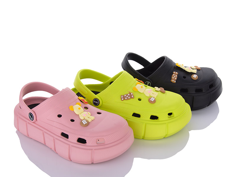 Кроксы Elmob (35-40) W852B mix (лето)