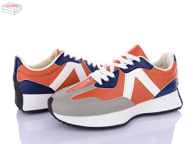 Кроссовки Viktoria (36-41) 008-9 brown УЦЕНКА (деми)