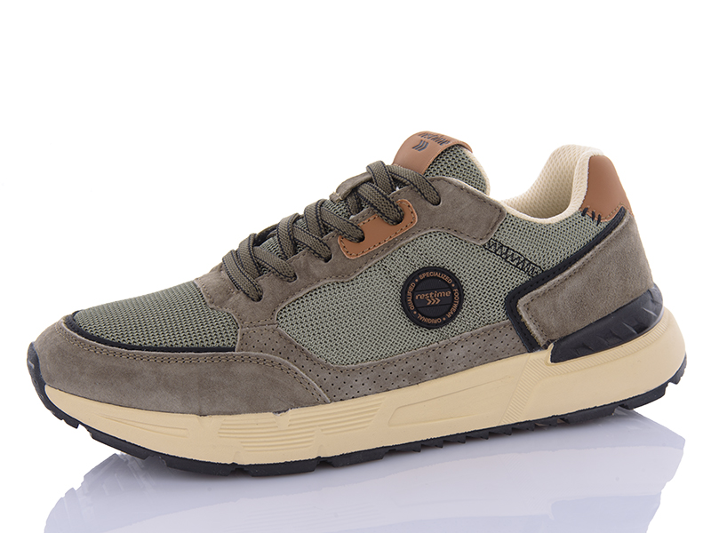 Кроссовки Restime (41-46) FMO26283 khaki (деми)