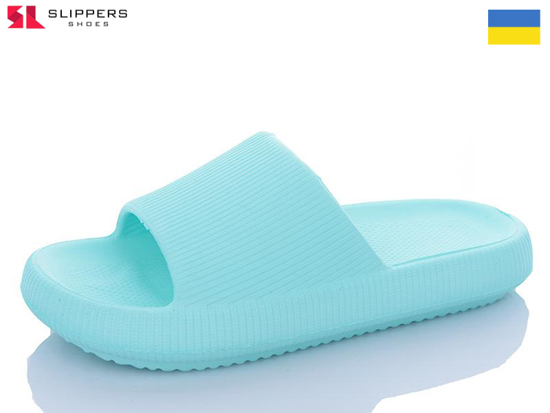 Шлепанцы Slipers (36-41) C88 мята (лето)