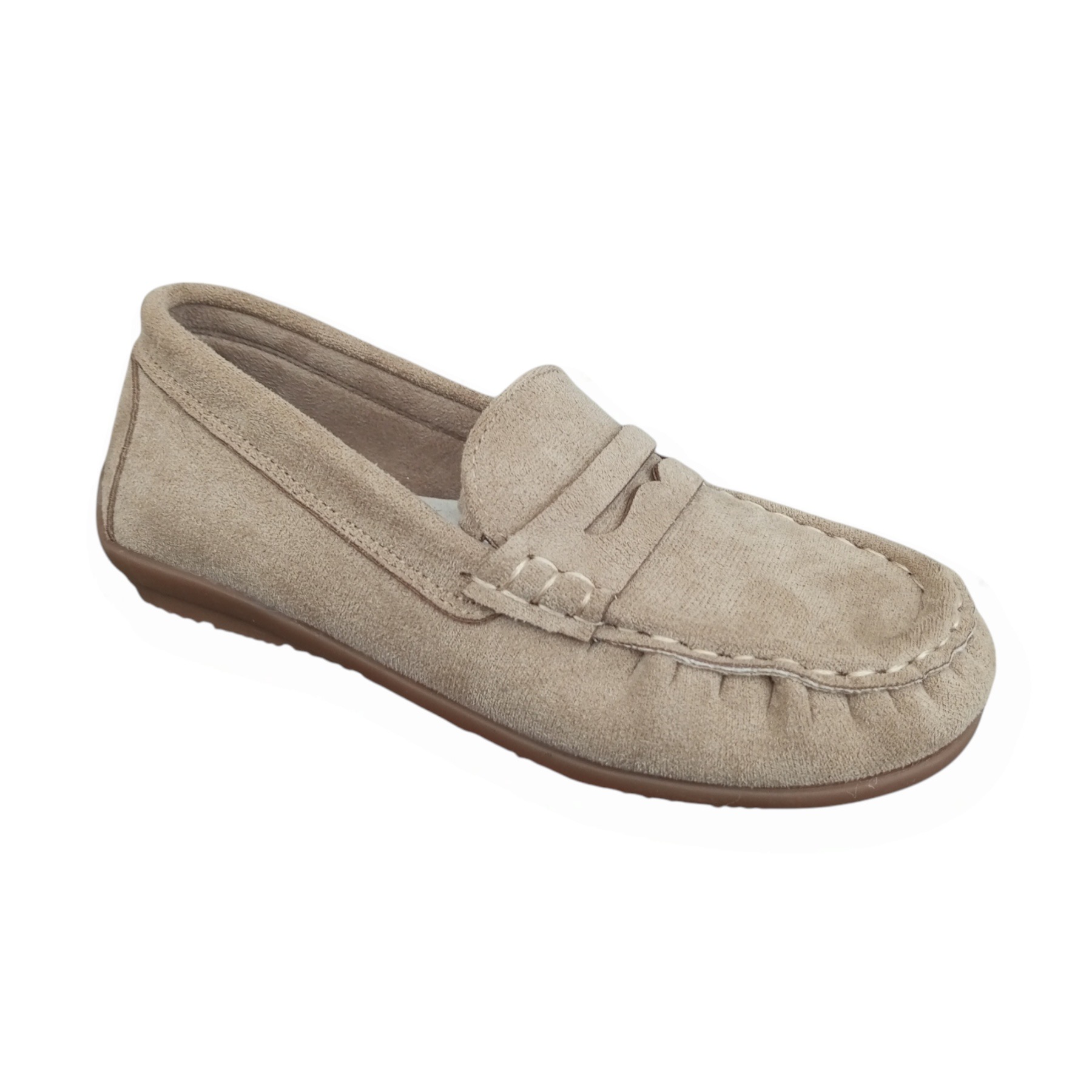 Мокасины DvaClibee (26-31) MC-N640 beige (деми)