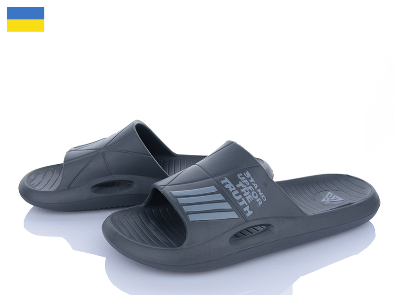 Шлепанцы Inblu (41-45) L141 графіт (лето)