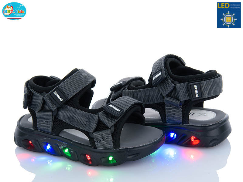 Босоножки BBT (26-31) L602-2-1 LED (лето)