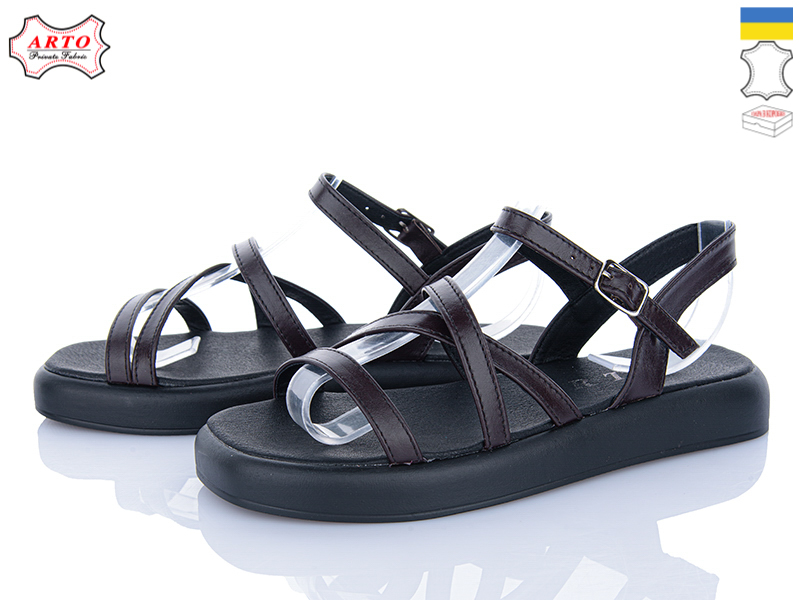 Босоножки Arto (36-41) 0138 корич-к (лето)
