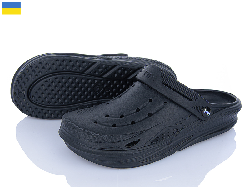 Кроксы Vladimir (41-45) Крок C103 чорний (лето)