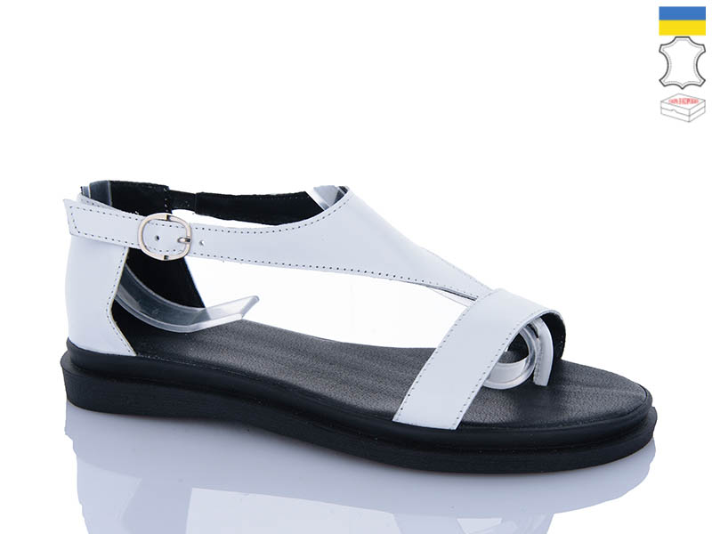 Босоножки Garti (36-40) 922 білий шкіра (лето)