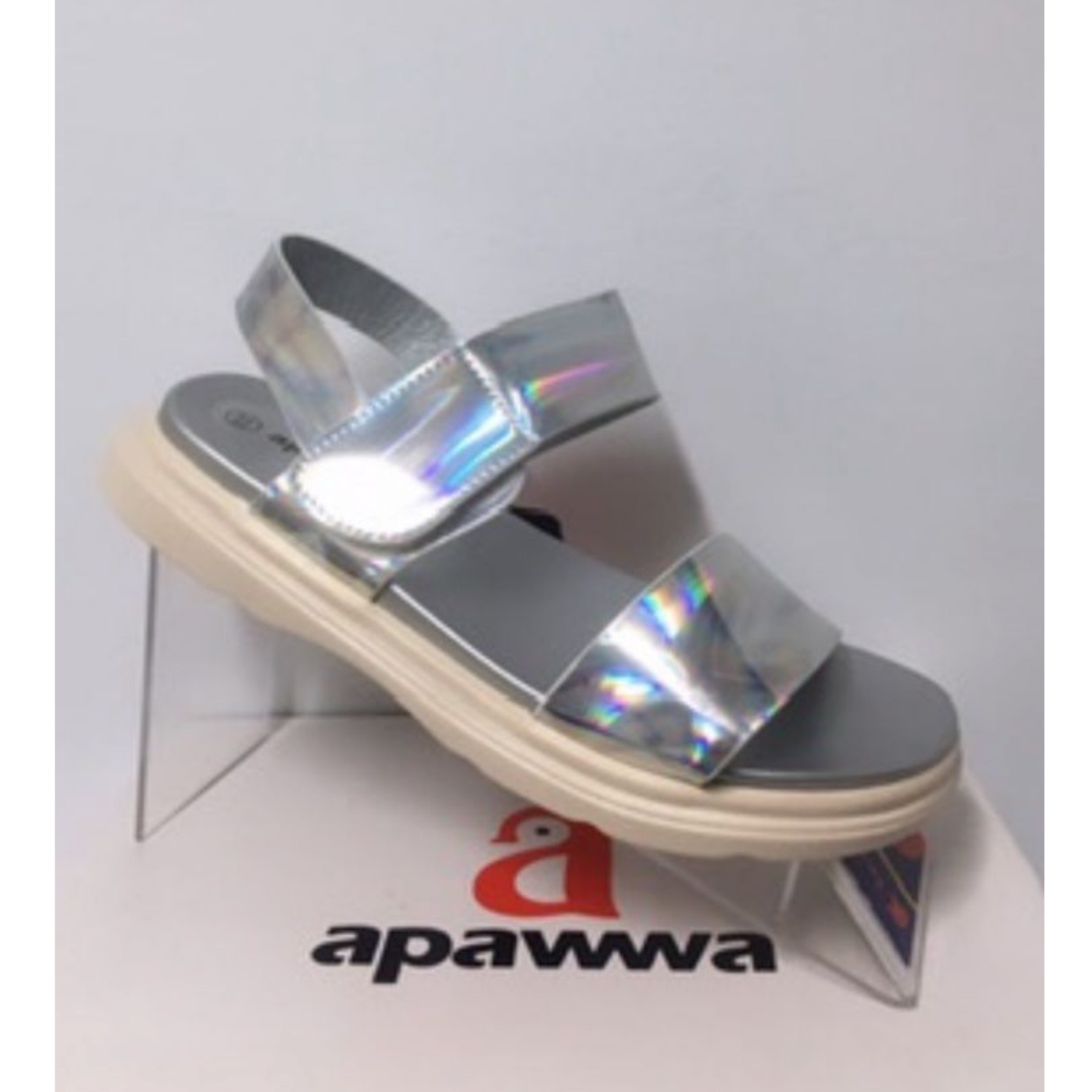 Босоножки DvaClibee (31-36) MC-GX186 silver-grey (лето)