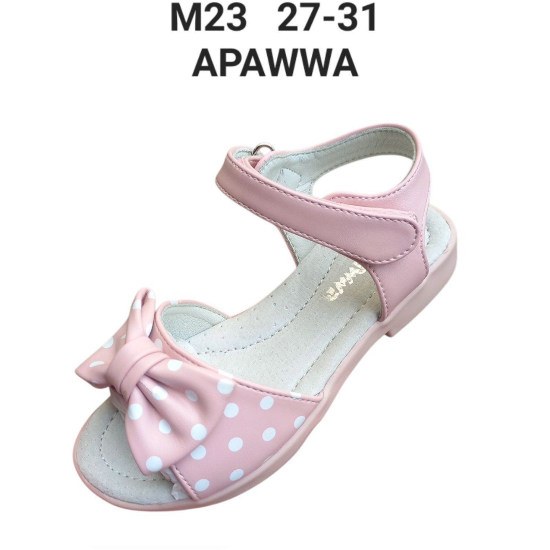 Босоножки DvaClibee (27-31) Apa-M23 pink (лето)