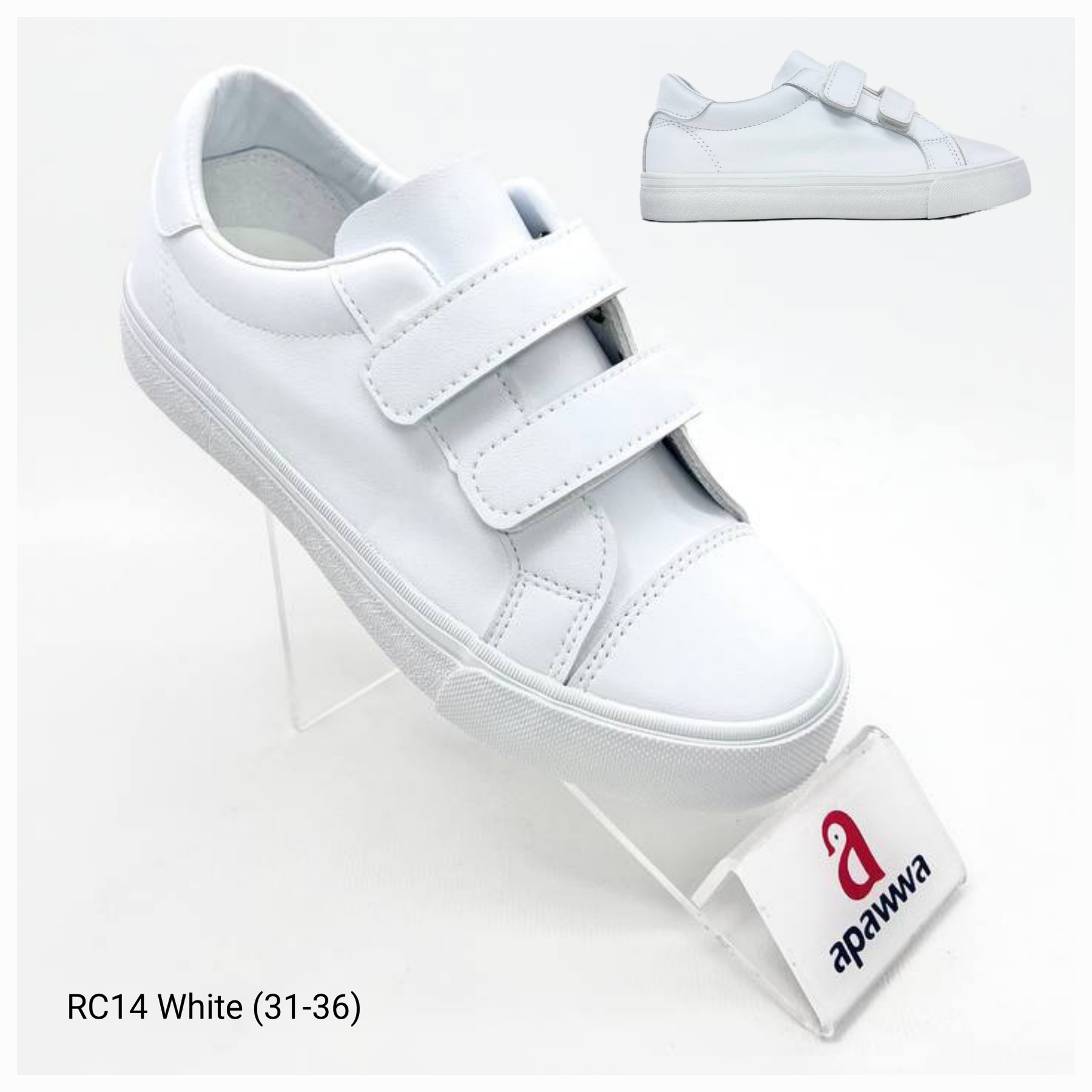 Кеды DvaClibee (31-36) Ap-RC14 white (деми)