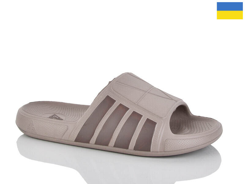 Шлепанцы DeMur (36-41) DS75 таупе (лето)
