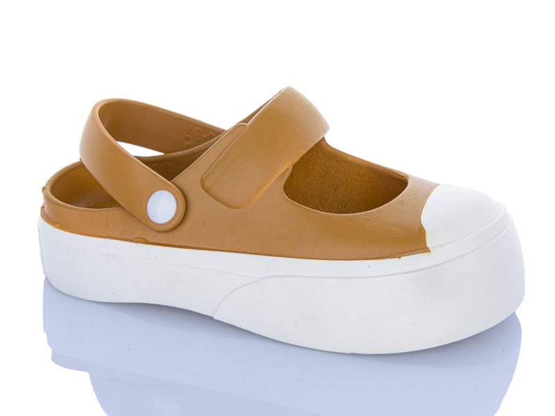 Кроксы QQ Shoes (36-41) 9999 caramel (лето)