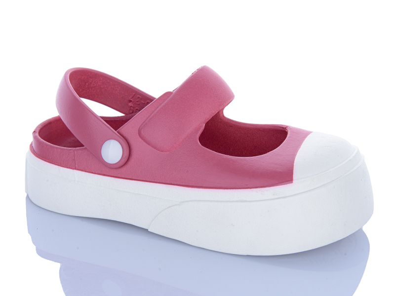 Кроксы QQ Shoes (36-41) 9999 pink (лето)
