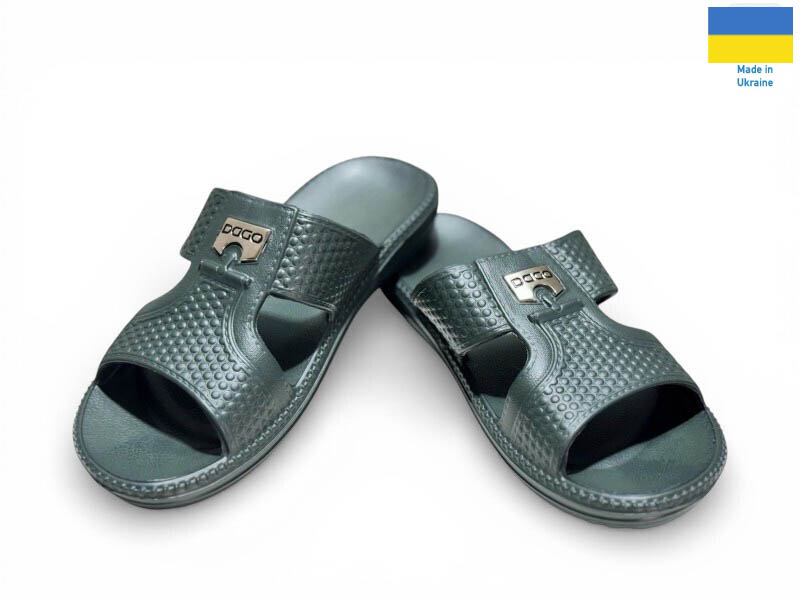 Шлепанцы Rai shoes (41-46) 137 хакі (лето)