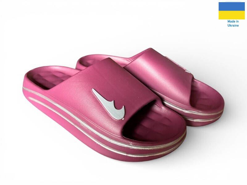 Шлепанцы Rai shoes (37-40) 513-08 бордо (лето)