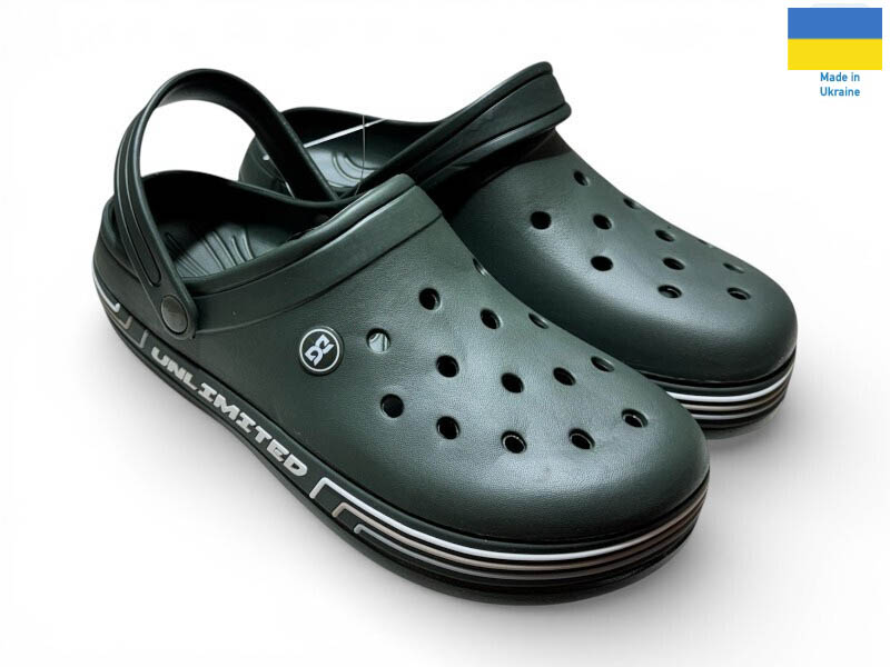 Кроксы Rai shoes (36-41) 602 хакі (лето)