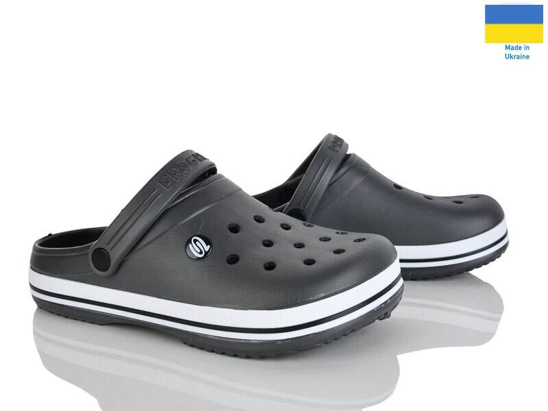 Кроксы Rai shoes (41-45) E224 графіт (лето)