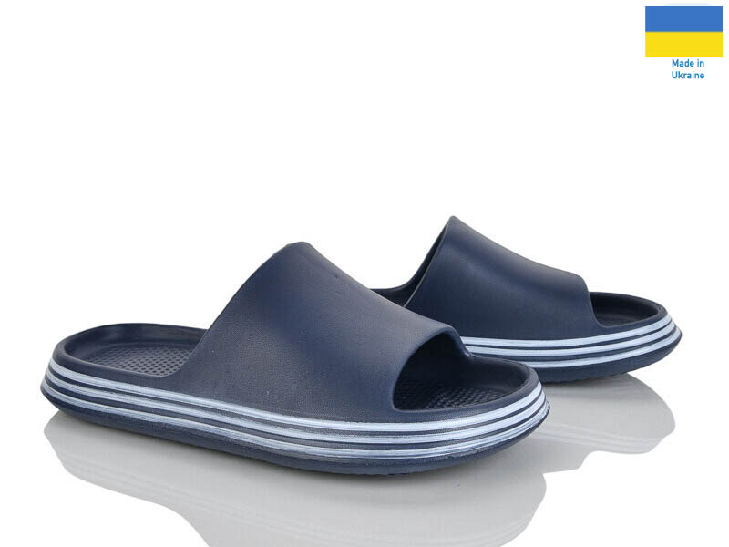 Шлепанцы Rai shoes (41-45) E236 синій (лето)