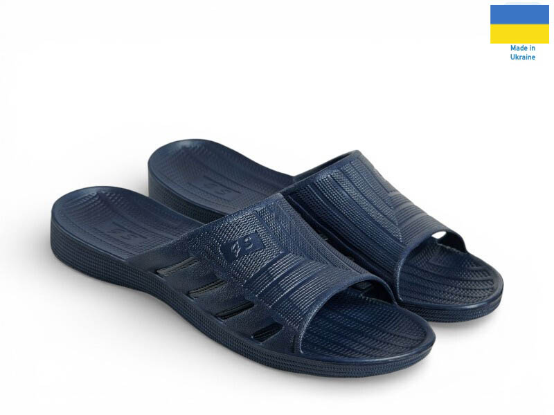 Шлепанцы Rai shoes (41-45) L108 синій (лето)