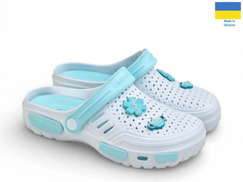 Кроксы Rai shoes (36-41) СД48 білий (лето)