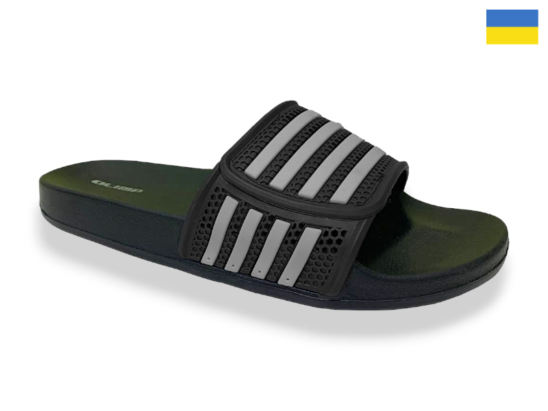 Шлепанцы Rai shoes (40-46) M235 чорний (лето)
