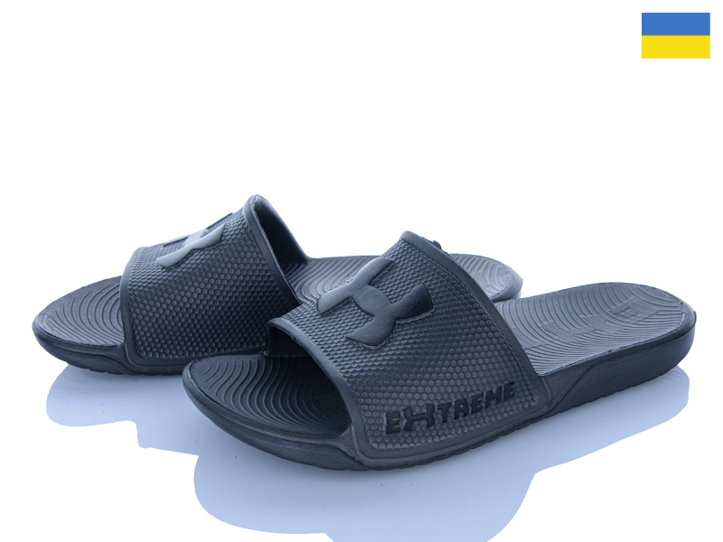 Шлепанцы Inblu (40-45) L124 графіт (лето)