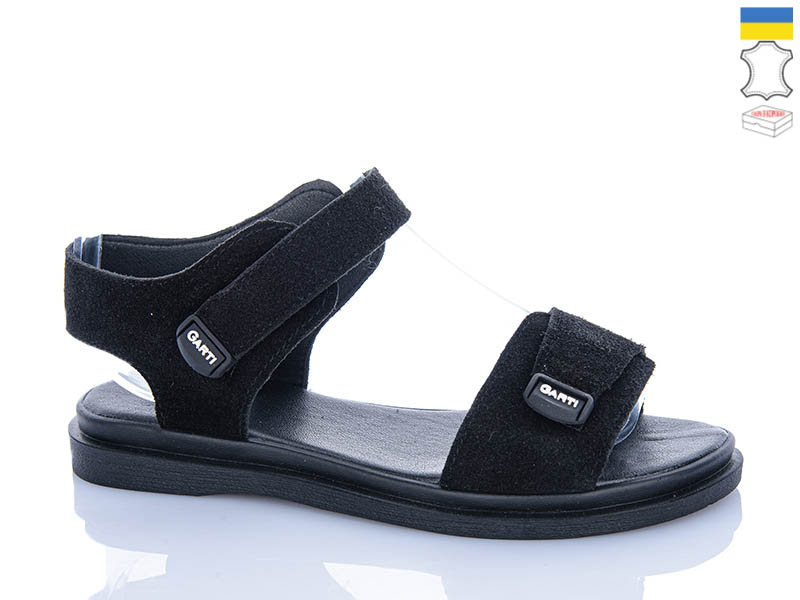 Босоножки Garti (36-40) 36 чорний замш (лето)