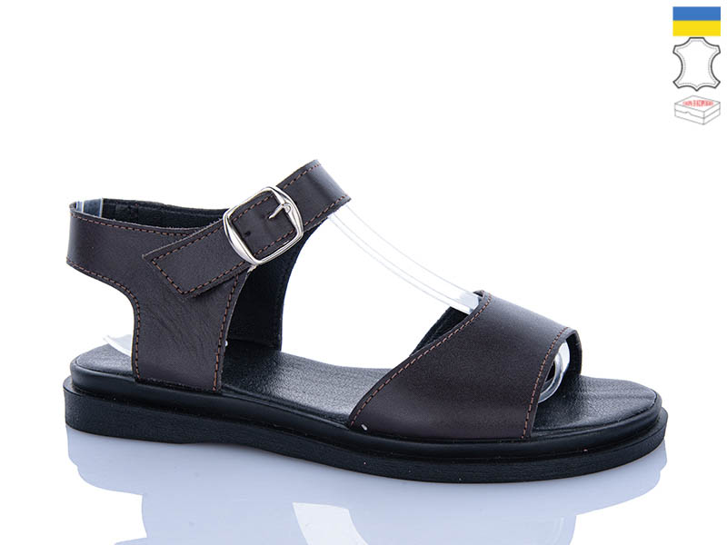Босоножки Garti (36-40) 140 коричневий шк. (лето)