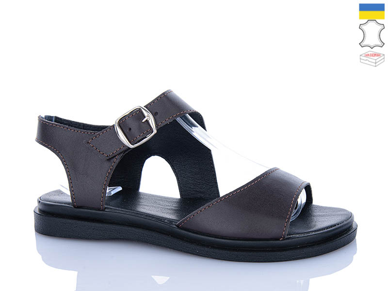 Босоножки Garti (36-40) 138 коричневий шк. (лето)