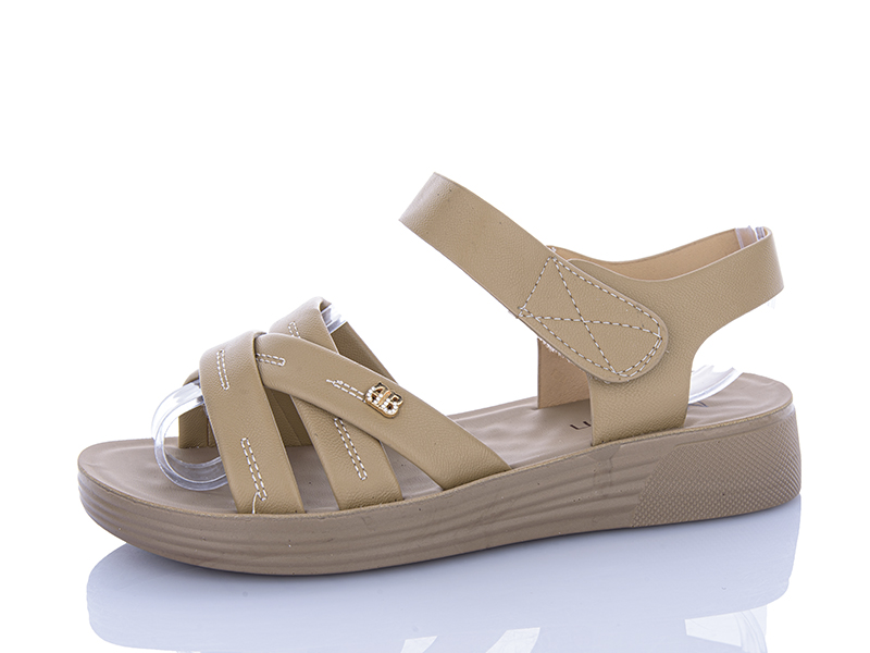 Босоножки Mainelin (37-42) 2503 khaki (лето)