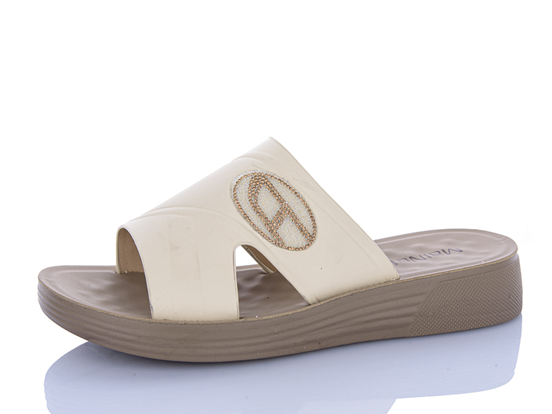 Шлепанцы Mainelin (37-42) 2598 beige (лето)