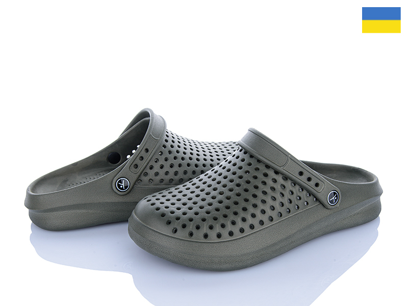 Кроксы Inblu (41-46) 504 хакі (лето)