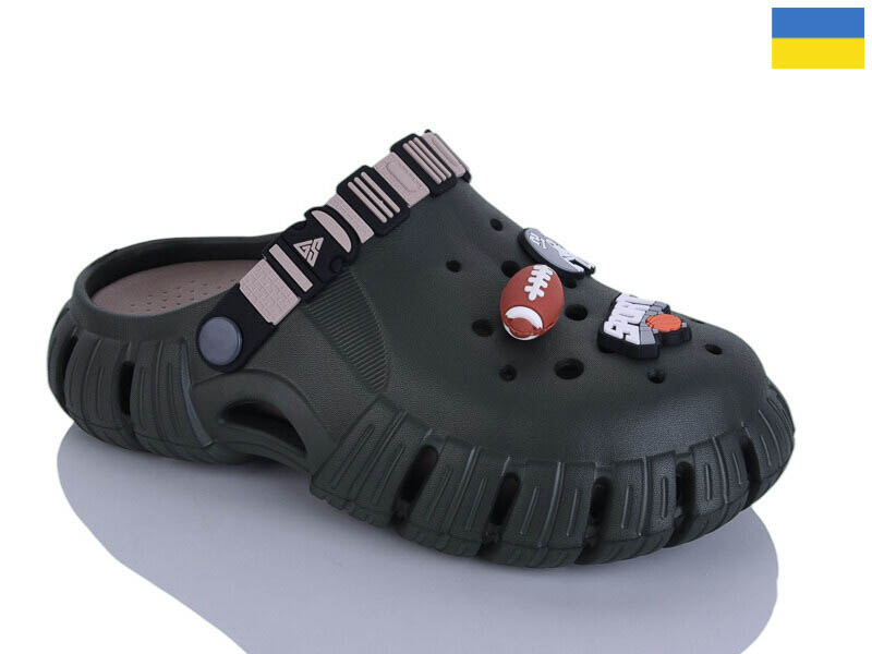 Кроксы Malibu (36-40) 6770 хакі-беж (лето)