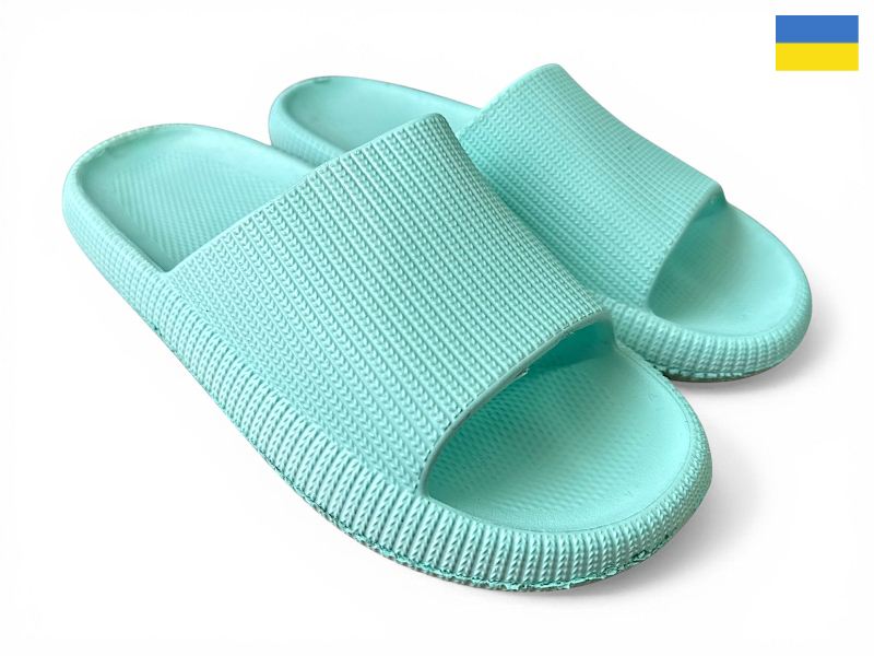 Шлепанцы Rai shoes (36-41) 024 мята (лето)