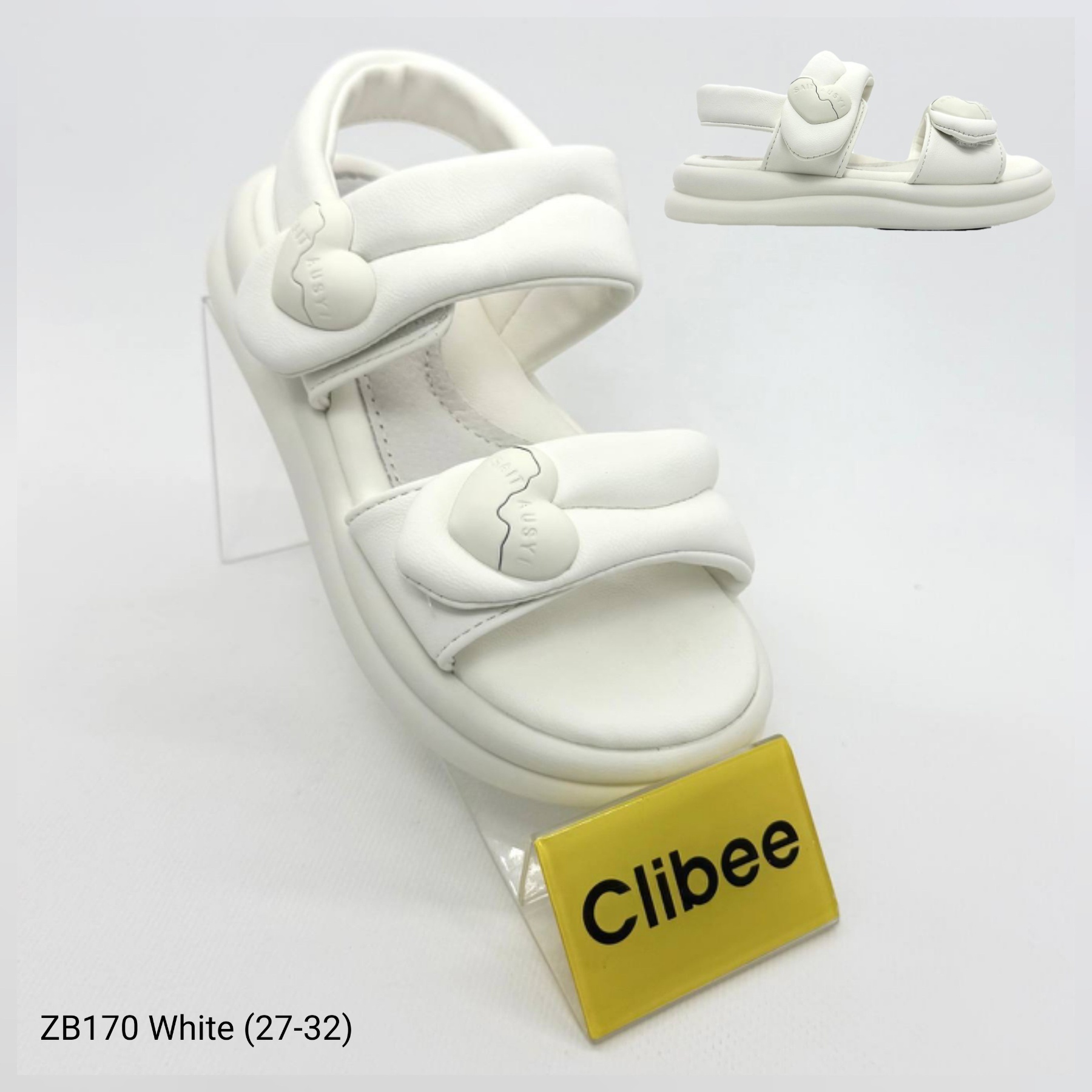 Босоножки DvaClibee (27-32) Ap-ZB170 White (лето)