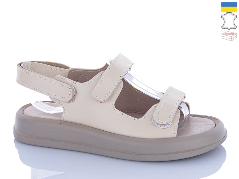 Босоножки Garti (36-40) 0118 світлий беж (лето)