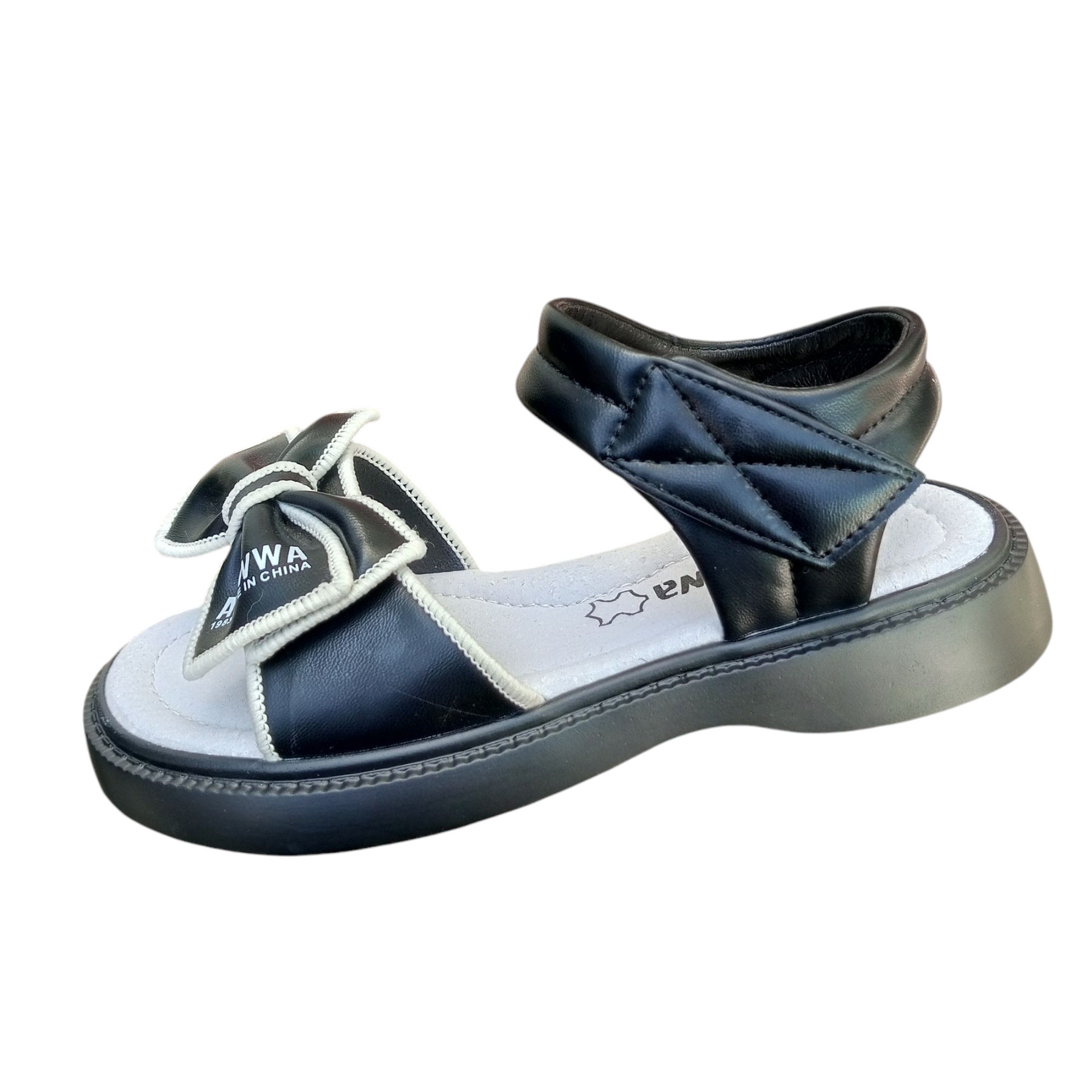Босоножки DvaClibee (32-37) Apa-NX339 black (лето)