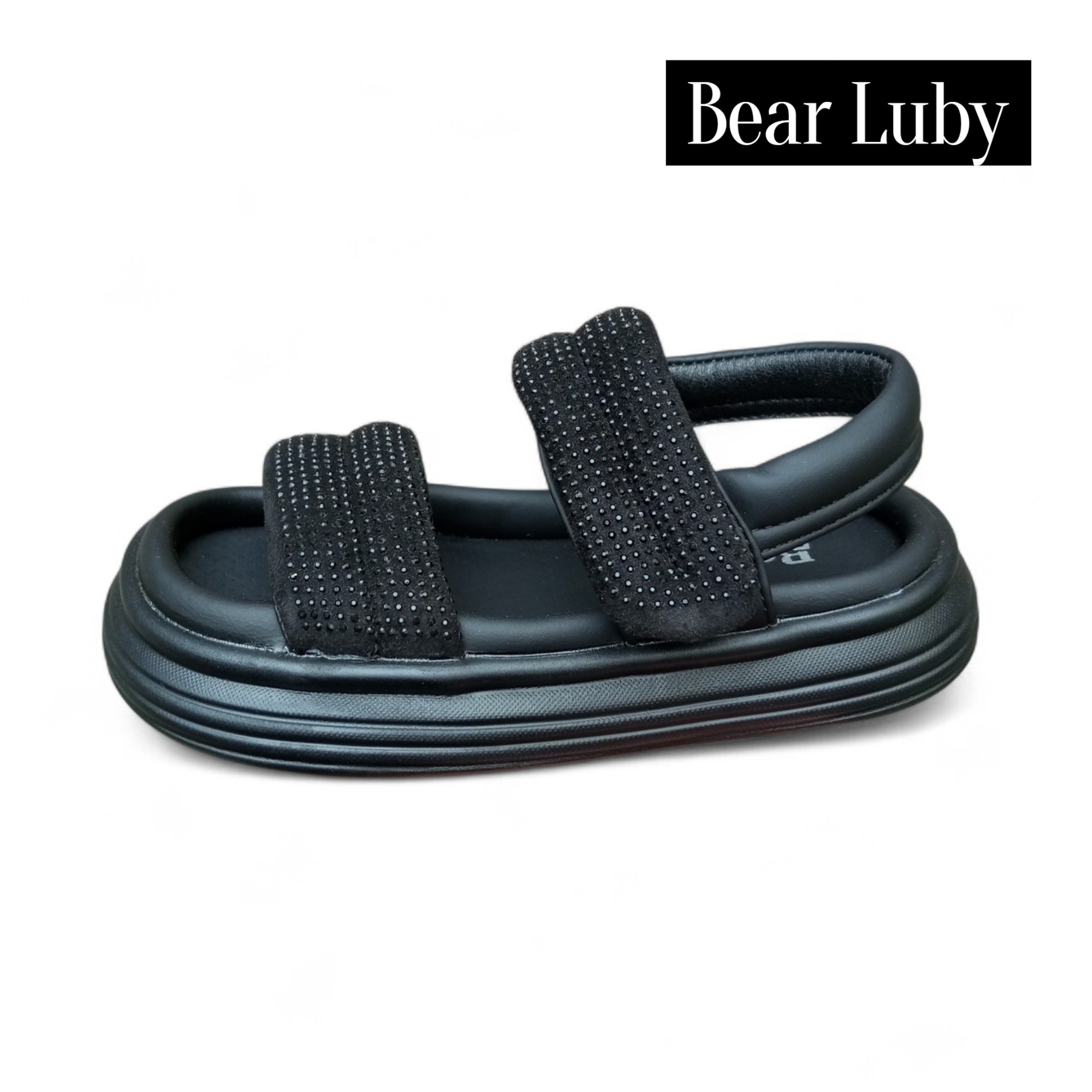 Босоножки DvaClibee (27-32) Bear Luby 24722B black (лето)