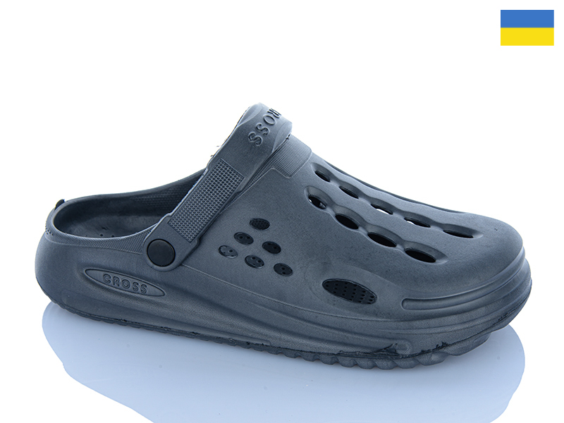 Кроксы Inblu (40-45) 026 сірий-old-1 (лето)
