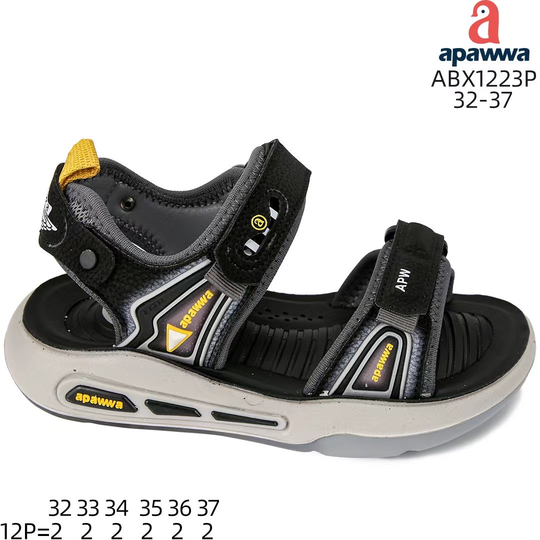 Босоножки DvaClibee (32-37) AM-ABX1223 black (лето)