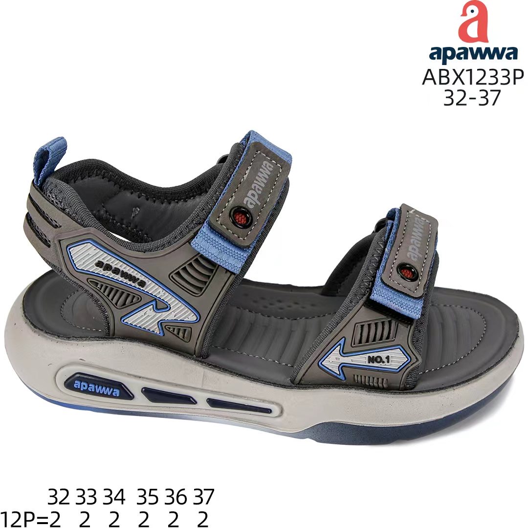 Босоножки DvaClibee (32-37) AM-ABX1233 grey (лето)