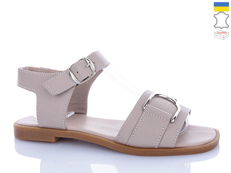 Босоножки Garti (36-40) 0149 бежевий шк. (лето)