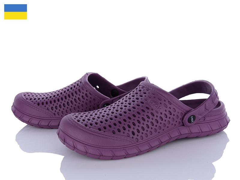 Кроксы Dago (36-41) Крок Ж62 бордовий (лето)