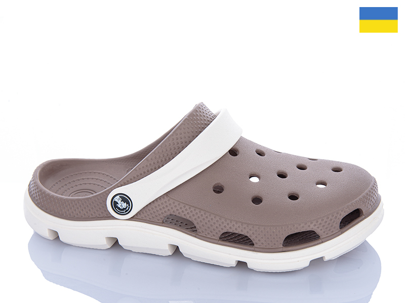 Кроксы Dago (36-41) Крокси Ж222 бежевий (лето)
