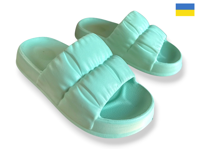 Шлепанцы Rai shoes (36-41) L7 мята (лето)